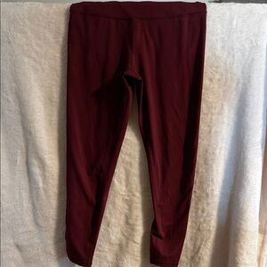 Marika burgundy leggings. Size large. Great condition.